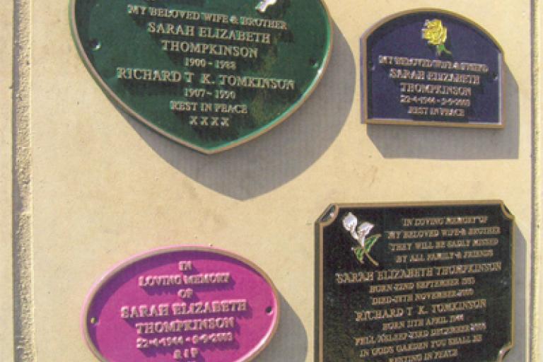 bespoke wall plaques
